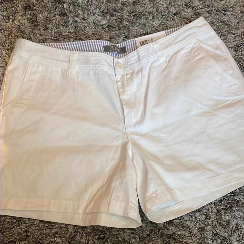 Women's White Shorts